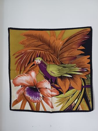 Seidenfoulard Papagei