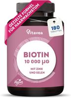 Biotin 10 000 µg + Zink & Selen – 180 Tabletten vegan