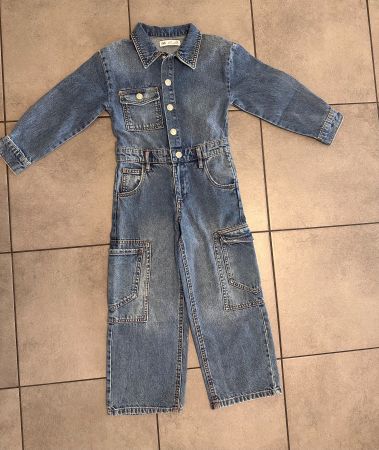 Zara Denim Overall, Gr. 122, Jeans Einteiler, Top Zustand!