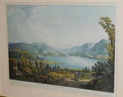Graphik Sicht auf Zugersee Stadt Zug - dàpres Nature