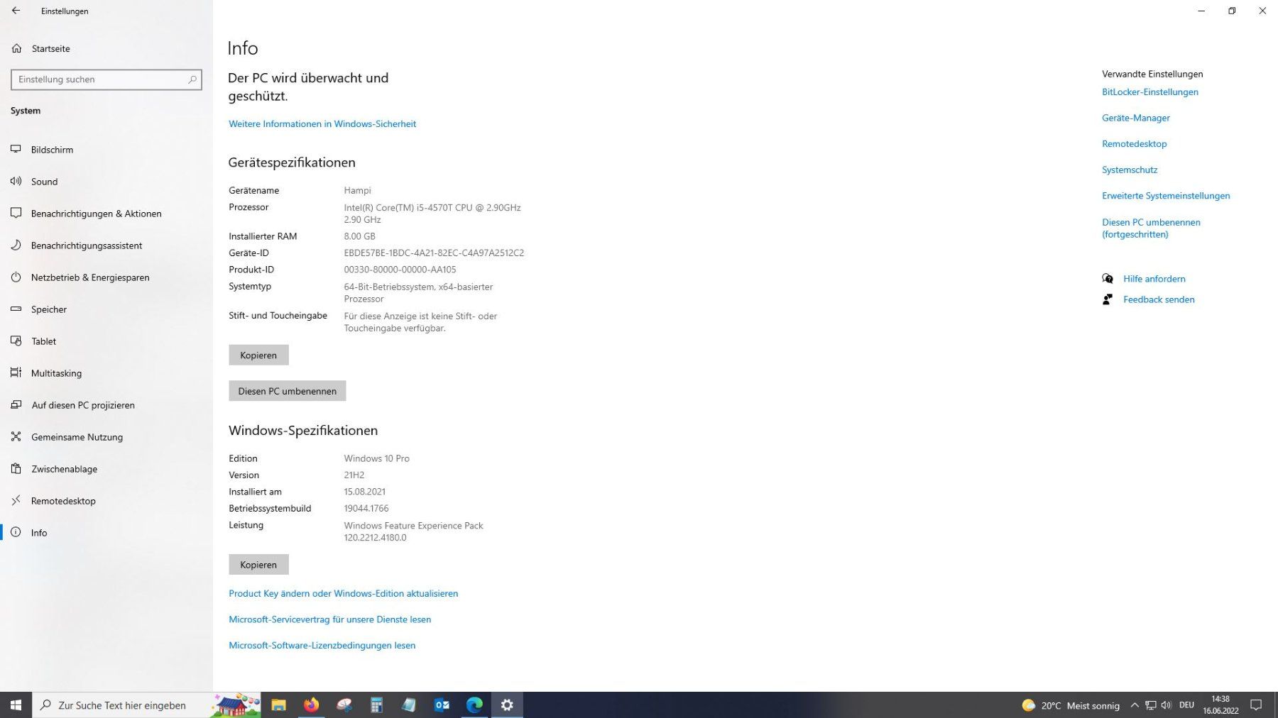 PCs: PC:HP EliteDesk – D'occasion à Siebnen par WilderWesten12 2