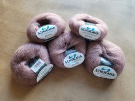 5 Knäuel Schulana KID-SETA. 70% Mohair, 30% Seide. NEU!
