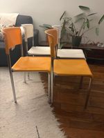 4 Stühle design L303 lafargue 70er Jahre