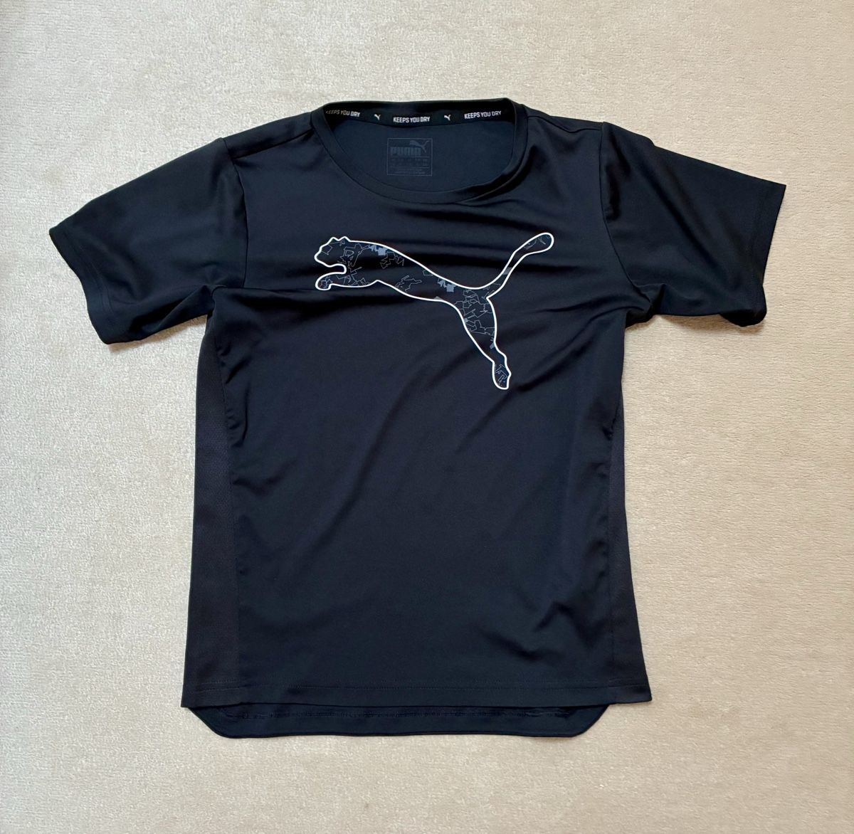 Puma T-shirt: Puma Black Training Shirt – Usato da Schaan venduto da RicX-10
