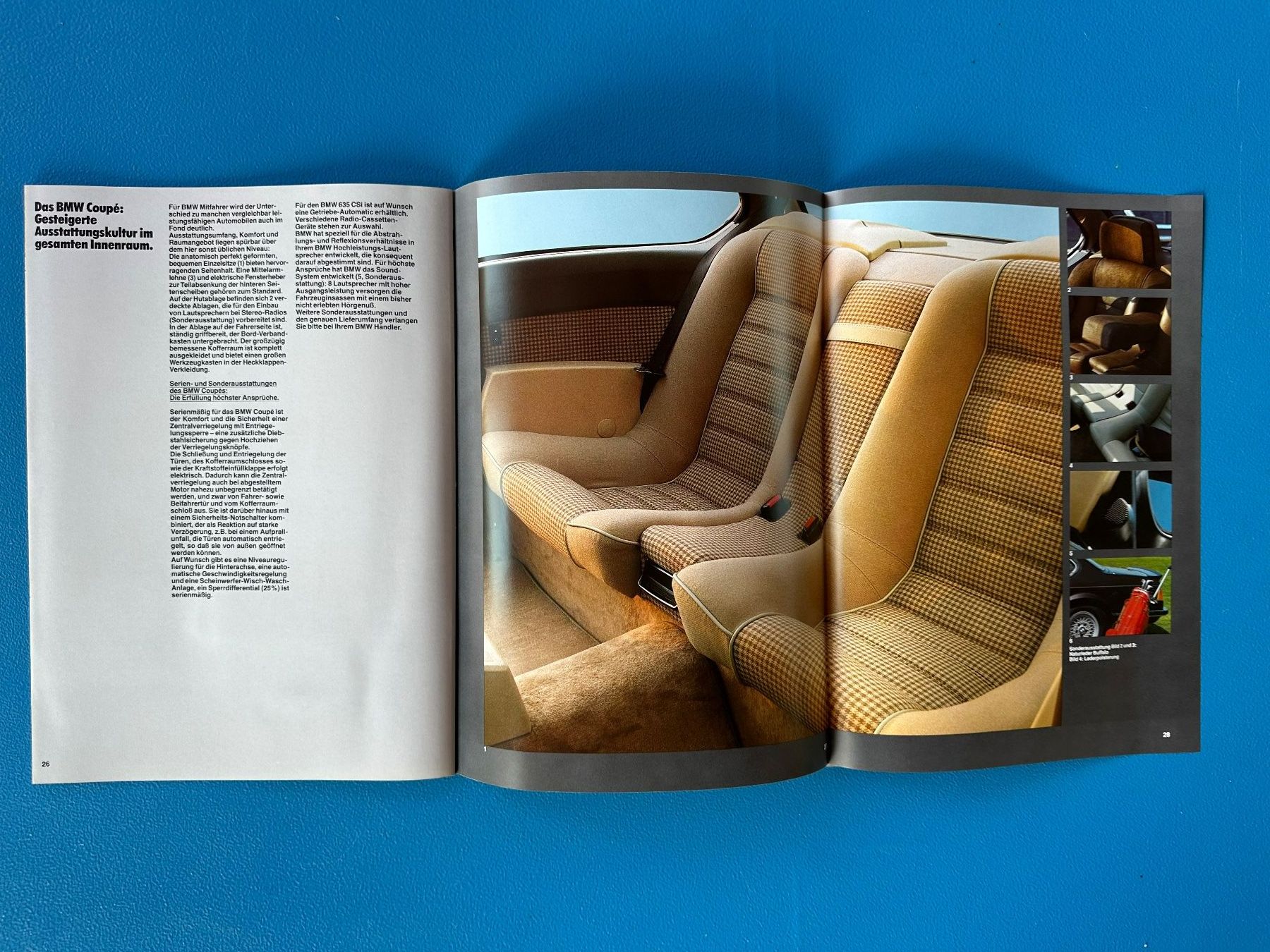 BMW Dokumente: Prospekt  BMW 635 CSI , mit Preisliste – Gebraucht aus Boswil von pavo1 9