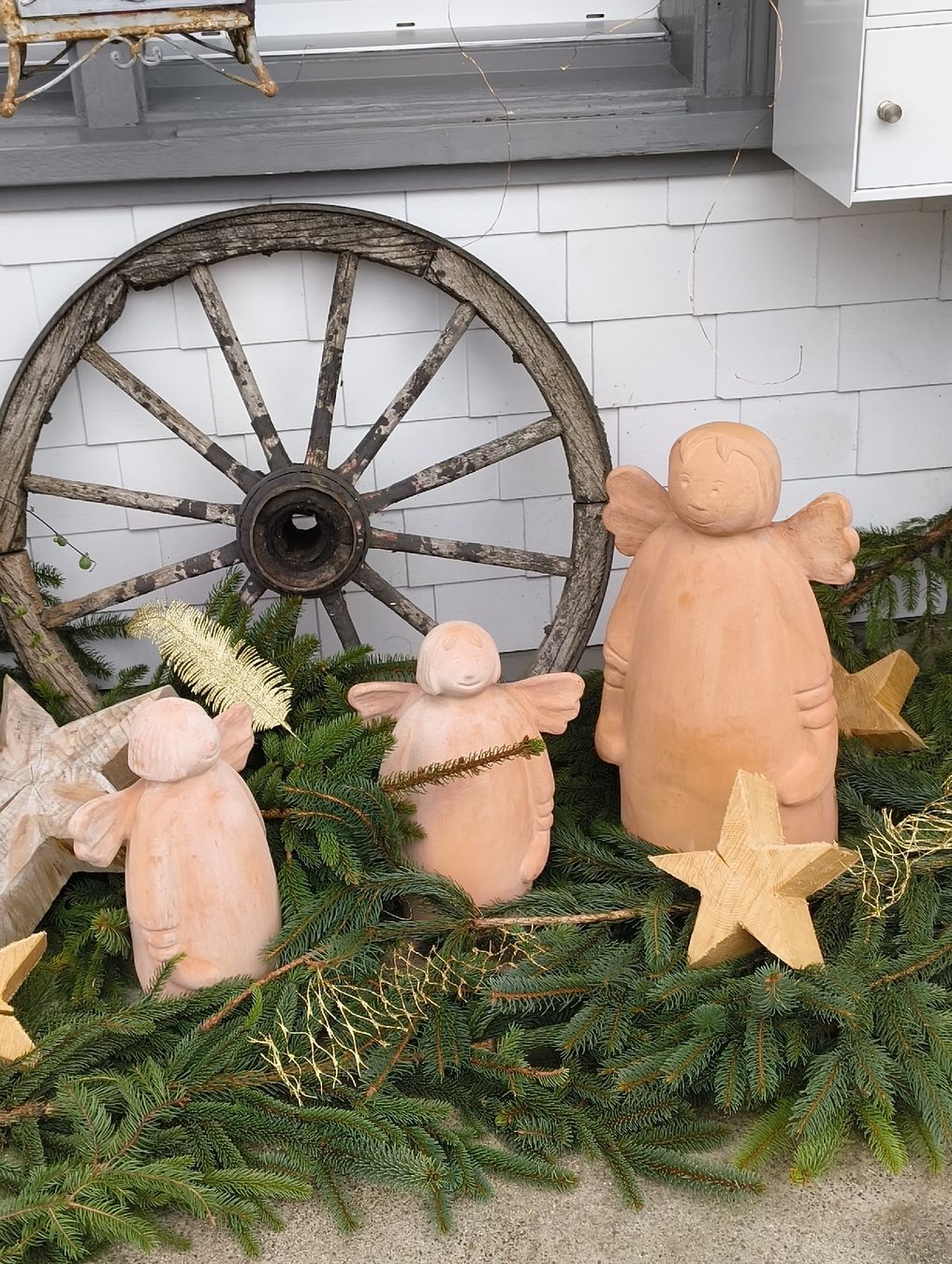 Tutte le decorazioni: Terracotta Engel Set – Usato da Flawil venduto da elenor05 1