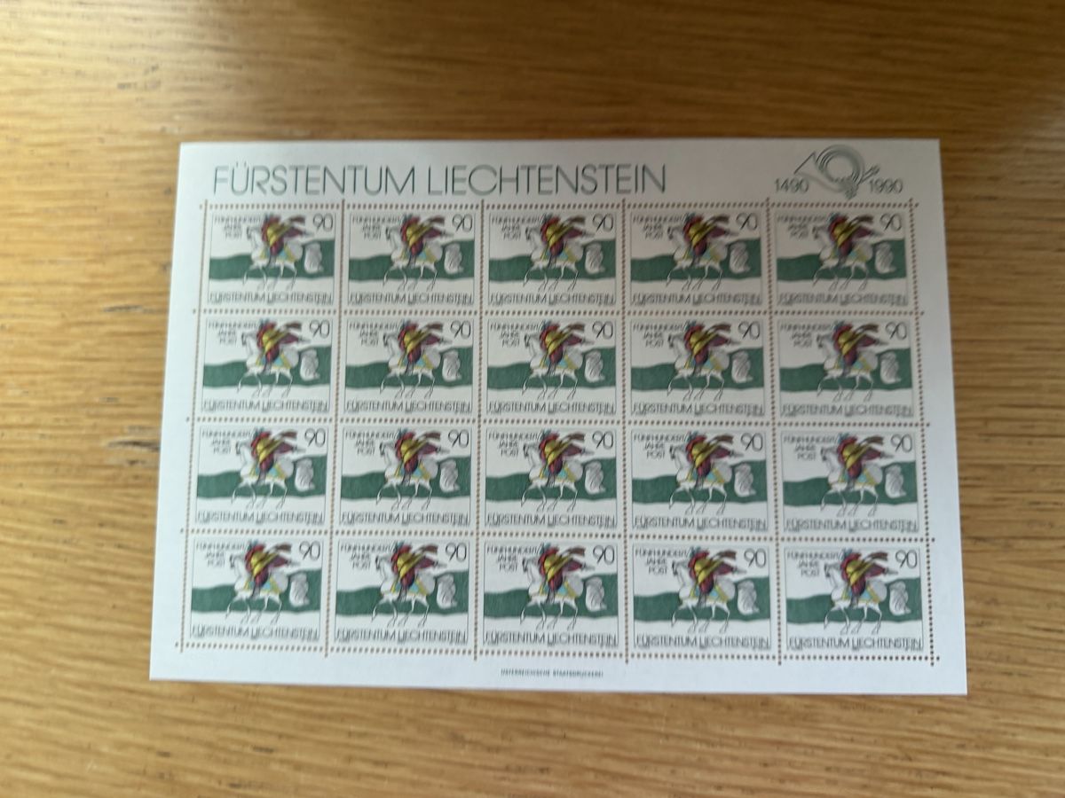 Tous les timbres: 8 Blöcke Kleinbogen Liechtenstein  – Neuf (Voir description) à Murgenthal par Tina_4055 7