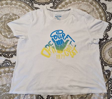 Angelo Litrico Surf T-Shirt Grösse 3XL weiss