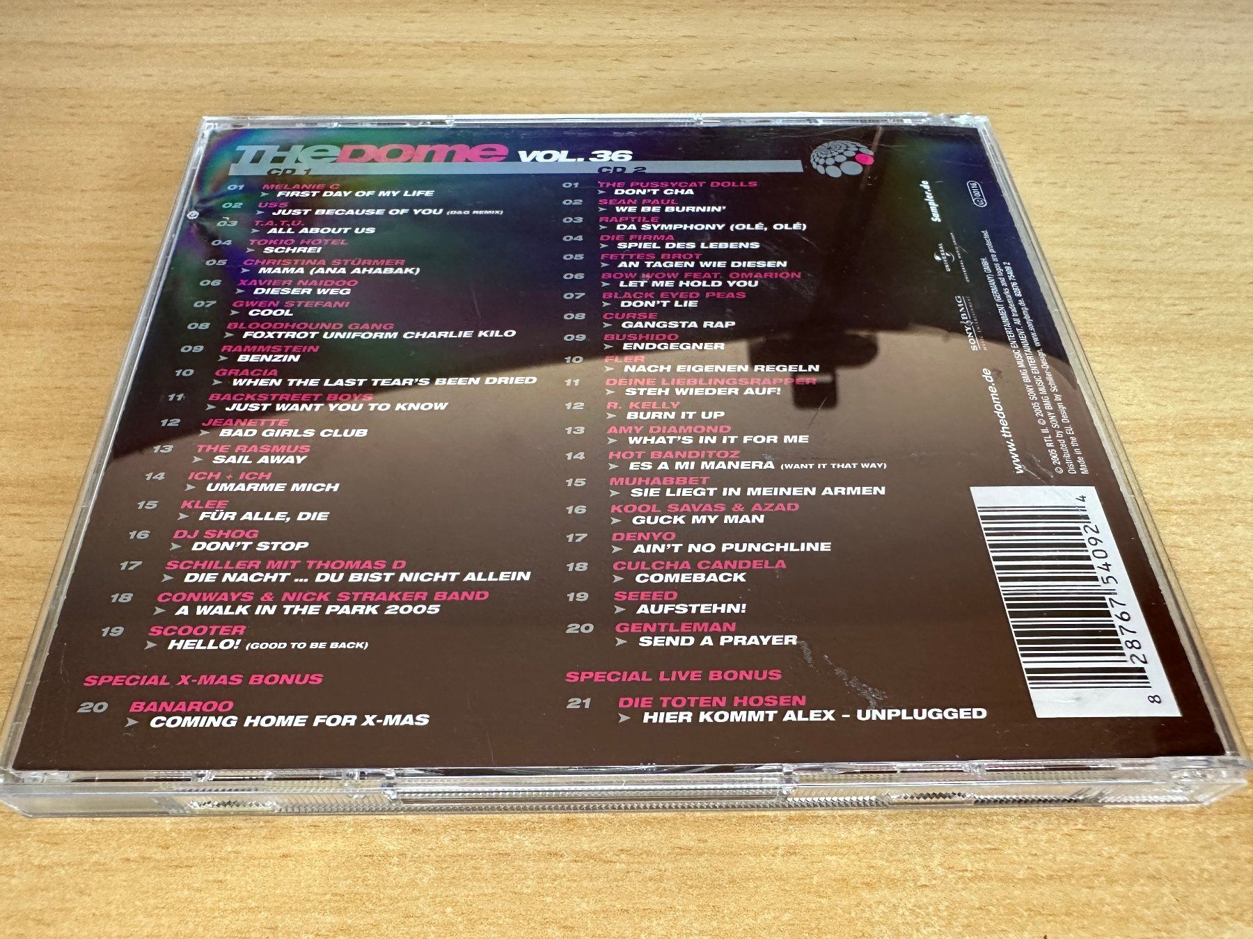 CD: Various – The Dome Vol. 36 - 2 CD – Usato da Rikon im Tösstal venduto da Alpenmutz 1