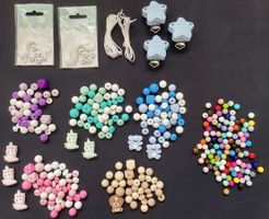 Nuggi - Nuggikette basteln - NEU - Schnuller Schnullerkette