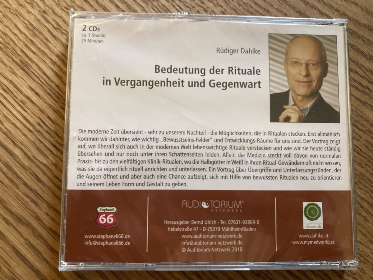 Audiolibri: Rüdiger Dahlke CD‘s – Nuovo e nell'imballaggio originale da Baden venduto da Garofalo90 1