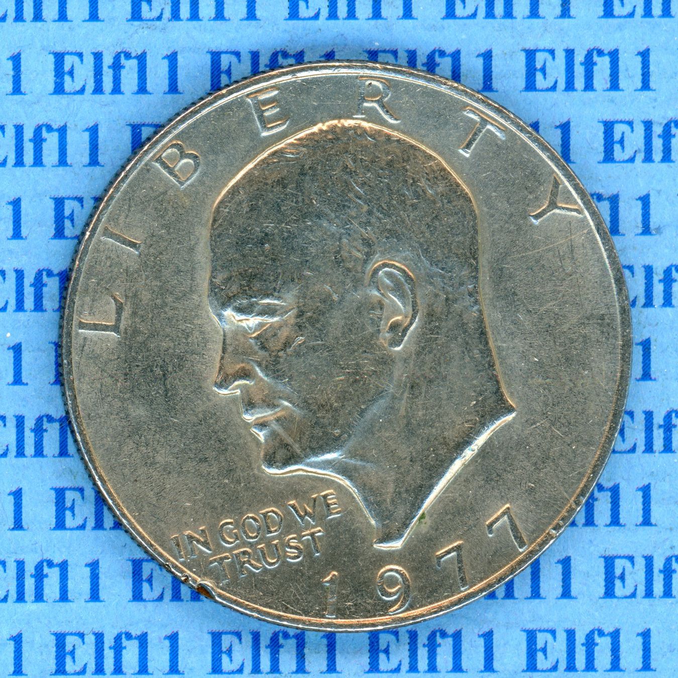 Alle Münzen: USD___1.00 1977 Eisenhower -vz 1 Dollar – Gebraucht aus Widnau von Elf11