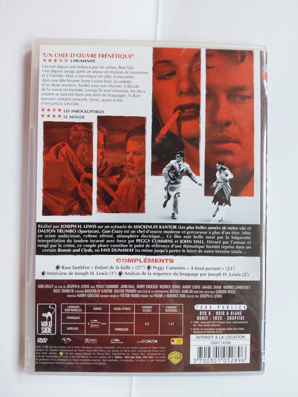 Tous les DVDs: GUN CRAZY – D'occasion à Denges par Hellboy10 1