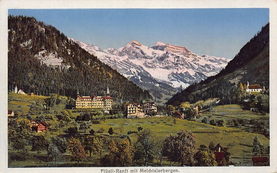 Ansichtskarten: Flüeli-Ranft, Feldpost BEWACHUNGS KP. 2001 um 1940 – Gebraucht aus Frauenfeld von POML