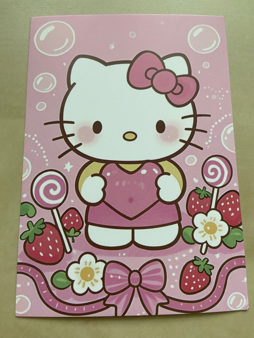 Cartoline postali: Hello Kitty Postkarte neu – Nuovo e nell'imballaggio originale da Luzern venduto da waterfront1