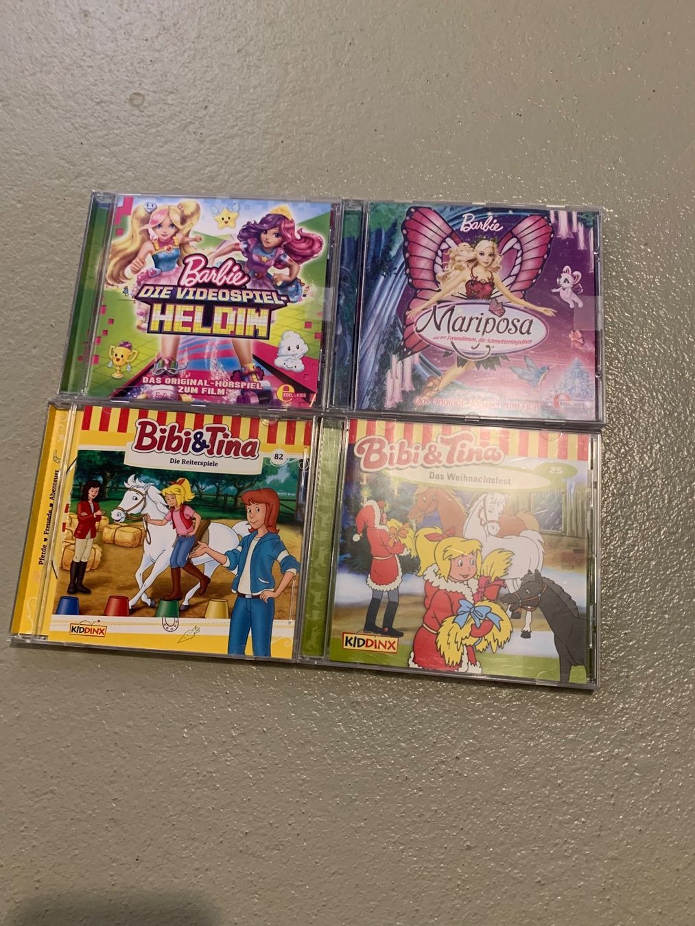 CDs: 2x Barbie CD und 2x Bibi und Tina CD – Gebraucht aus zeihen von Racer-71