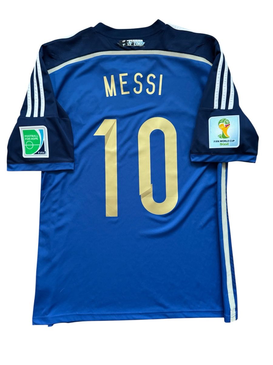 Adidas Canottiere & Pantaloni: Original Argentinien Finaltrikot WM 2014 Gr. L Messi – Usato da Homburg venduto da swiss_vintage 2