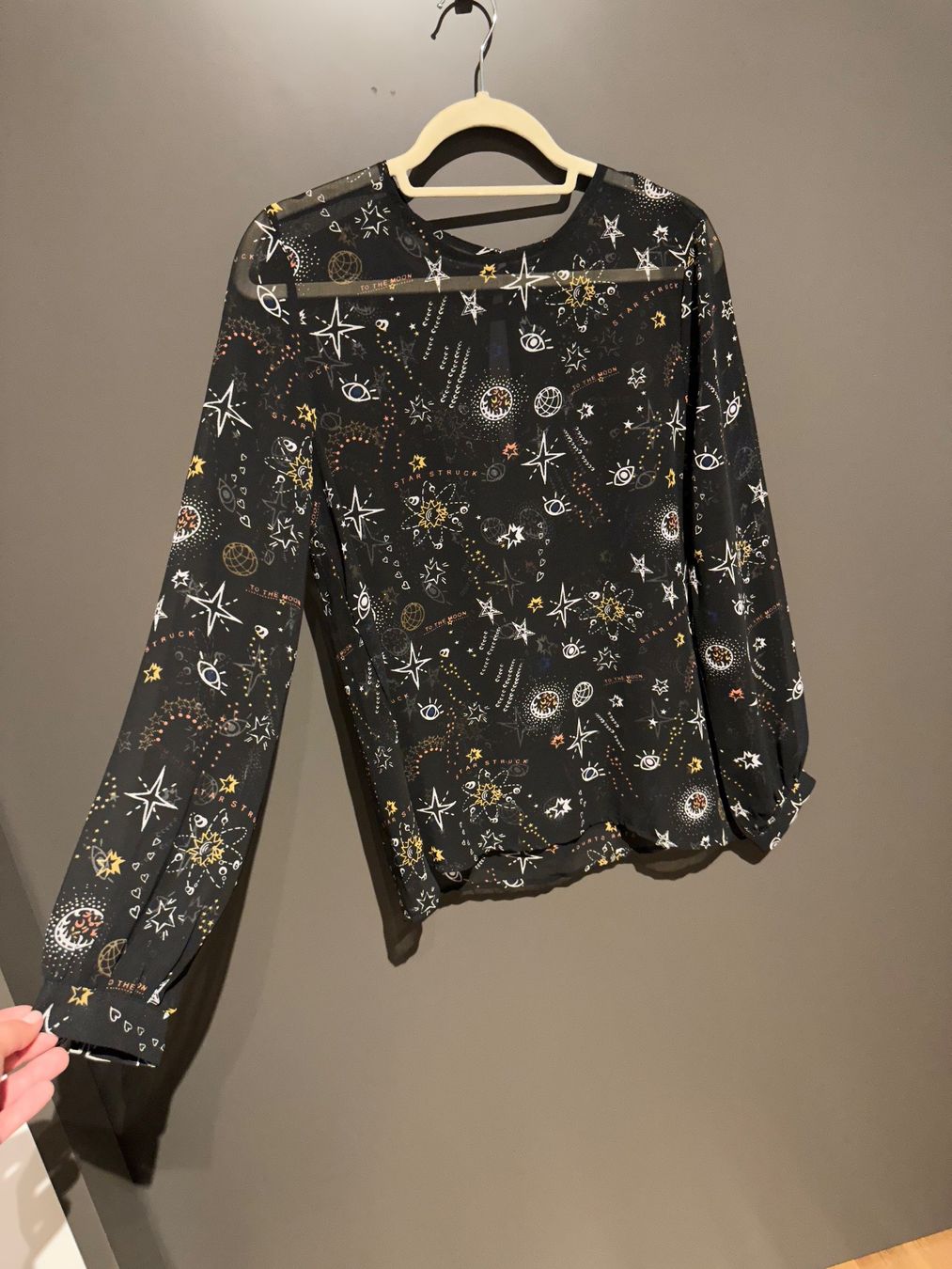 Camicette: Schwarze transparente Bluse Gr. M – Nuovo (secondo la descrizione) da Winterthur venduto da LeLe0606 1