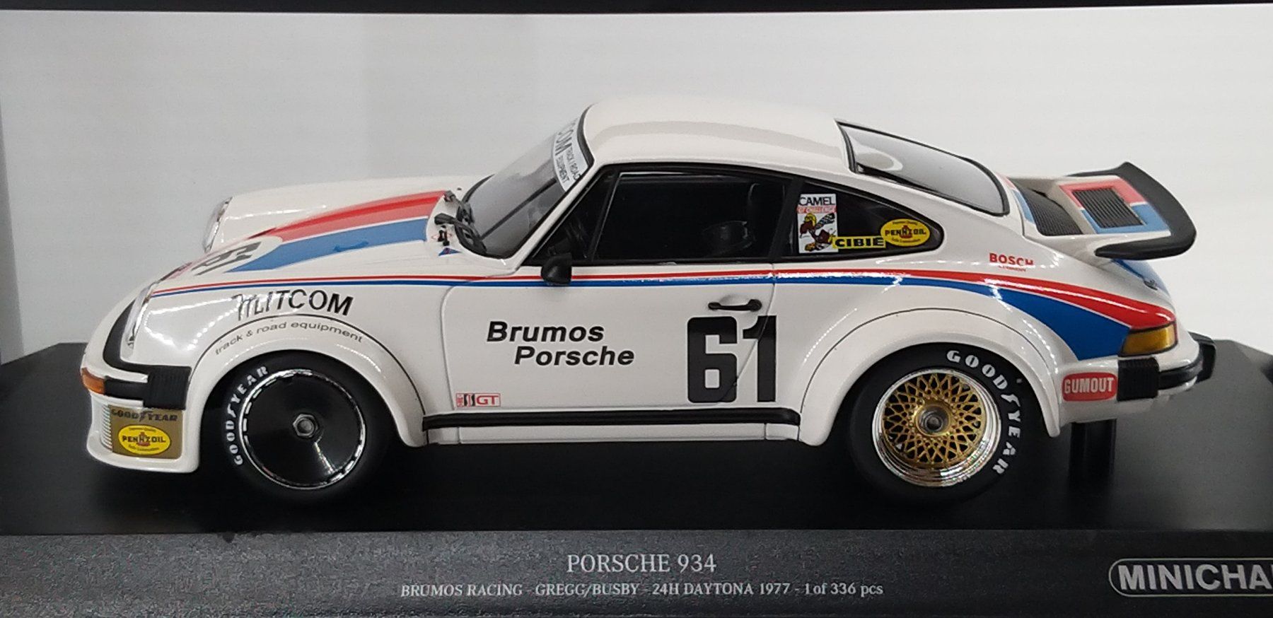 Porsche 934 Brumos 24h Daytona 1977 Minichamps 1:18 (Neu und ...