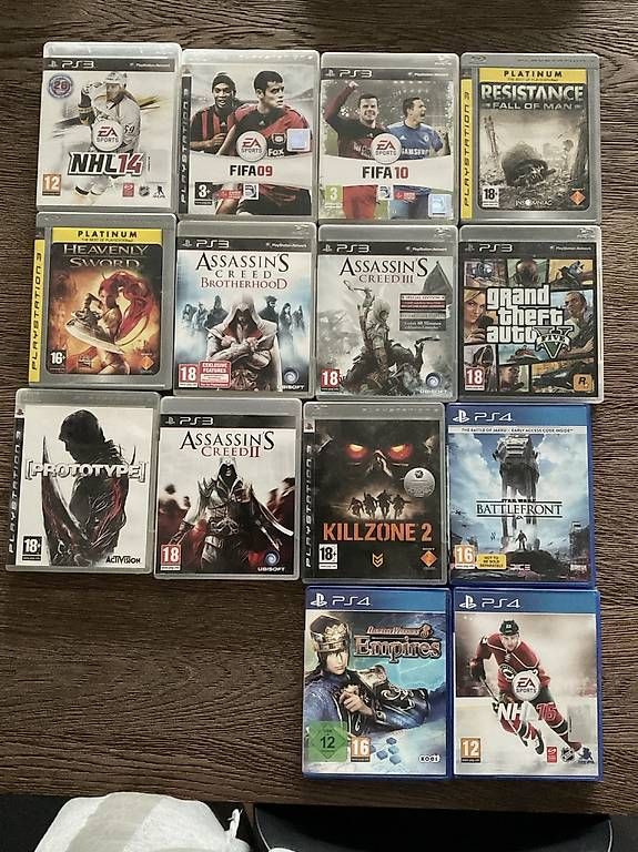 Spiele: 14 PS3 & PS4 Spiele  Sammlung / Paket – Gebraucht aus Bülach von wei_w5tw