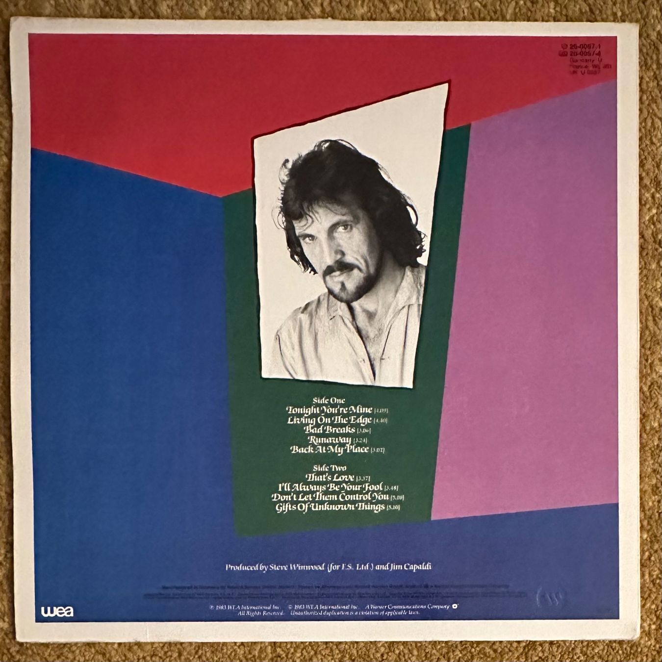 Dischi in vinile: LP - Jim Capaldi - Fierce Heart – Usato da Breganzona venduto da Onairda75 1