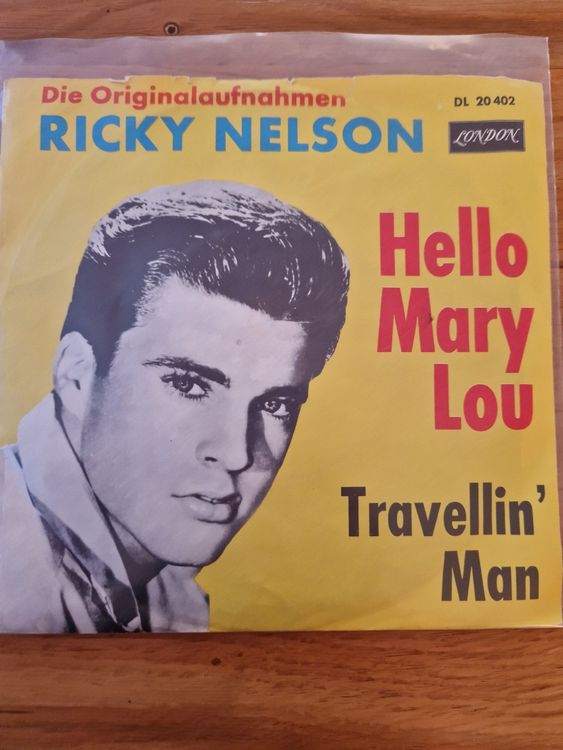 Vinyl Single - Ricky Nelson - Hello Mary Lou | Kaufen auf Ricardo