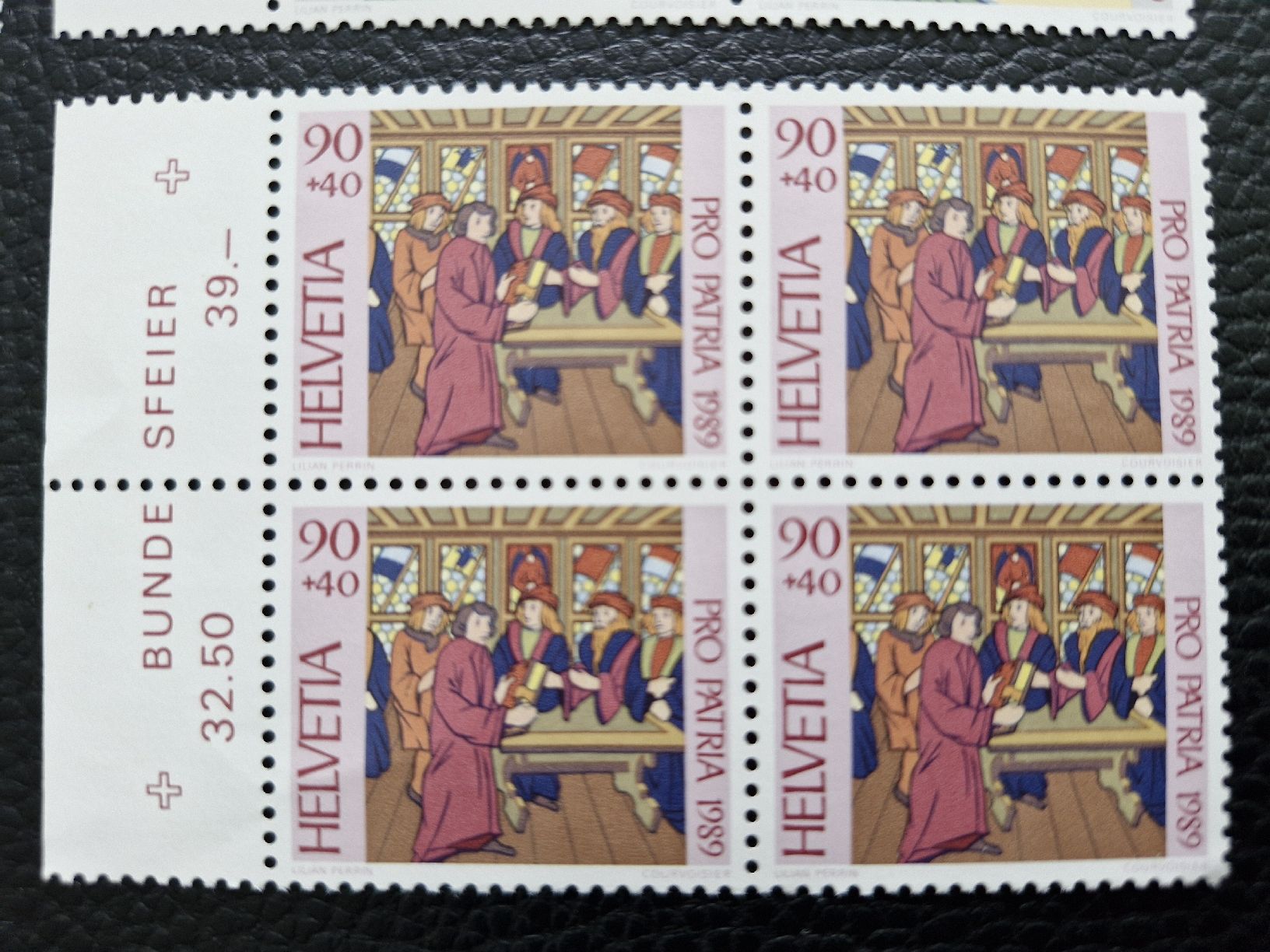 Tutti i francobolli: Pro Patria 1989 - Viererblock Top! postfrisch – Nuovo (secondo la descrizione) da Frauenfeld venduto da Kasico 5