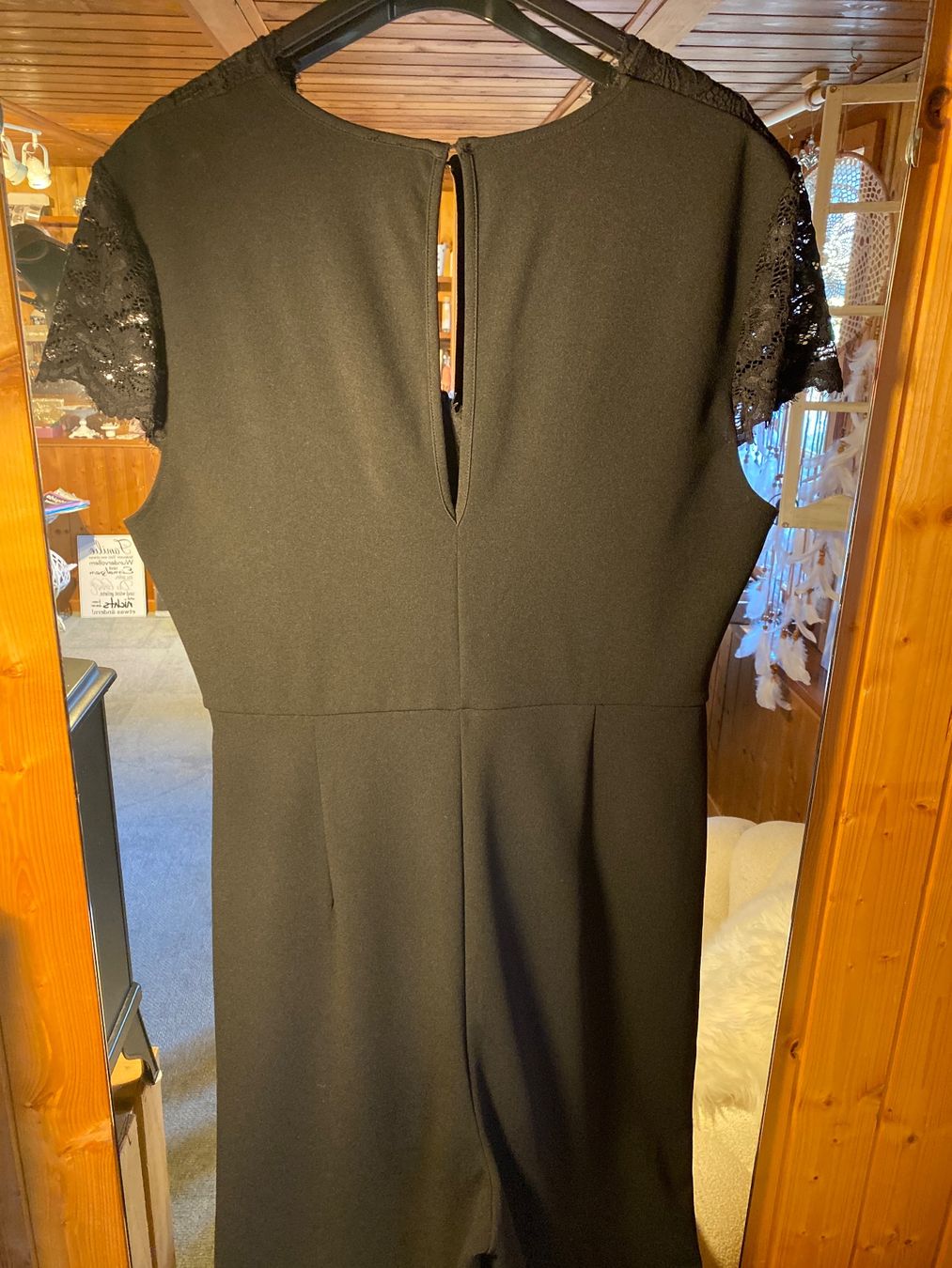 Tute: JUMPSUIT SPITZEN-SCHWARZ-DAMEN – Nuovo (secondo la descrizione) da Meienried venduto da ManuelaBoutique 5