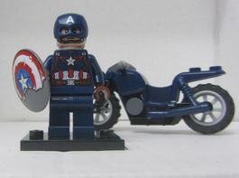 LEGO Super Heroes sh0736 " Captain America - Dark Blue Suit
