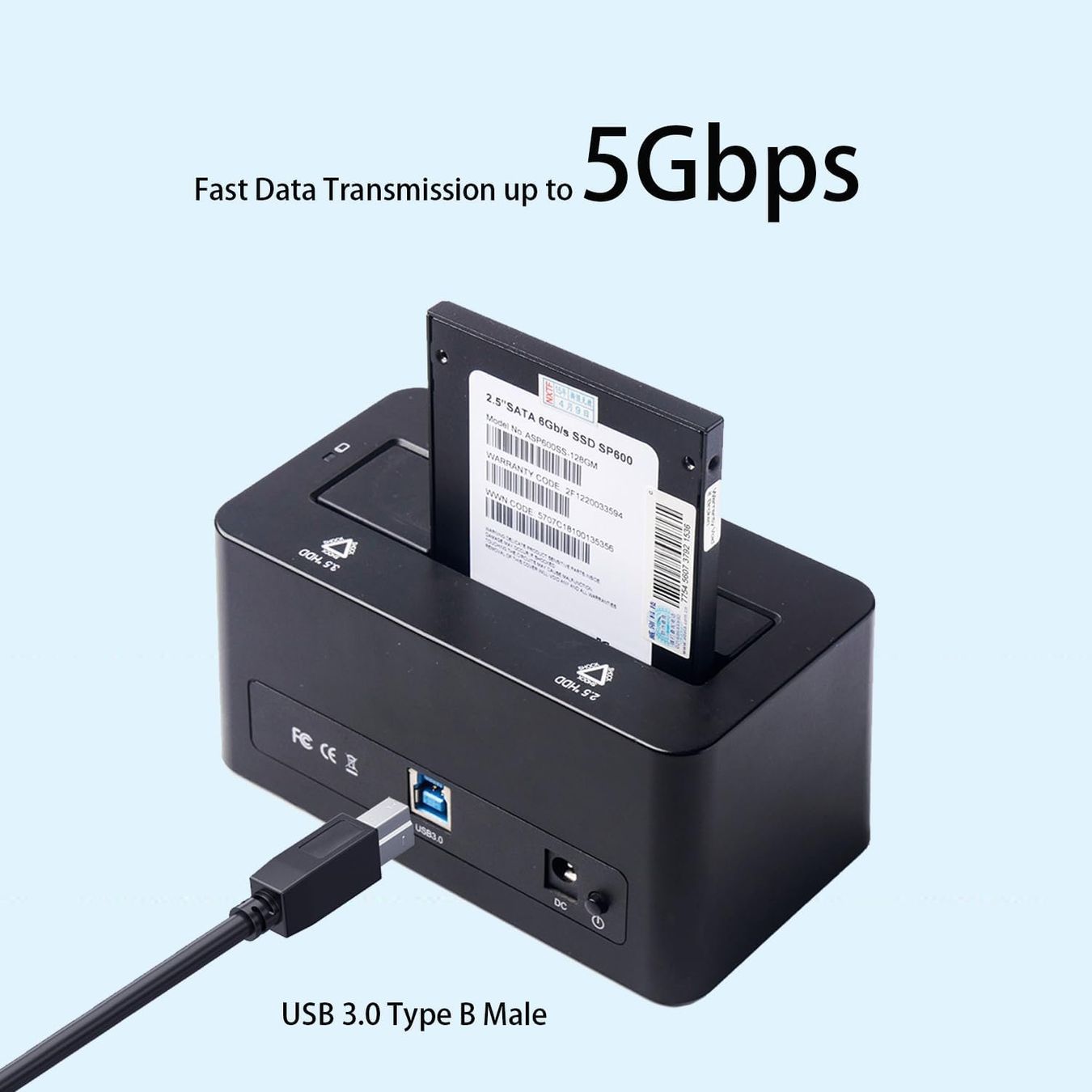 Cavi: USB-A-auf-B-USB 3.0, Steckerkabel, 5 Gbit – Nuovo e nell'imballaggio originale da Unterägeri venduto da RmOnline 2