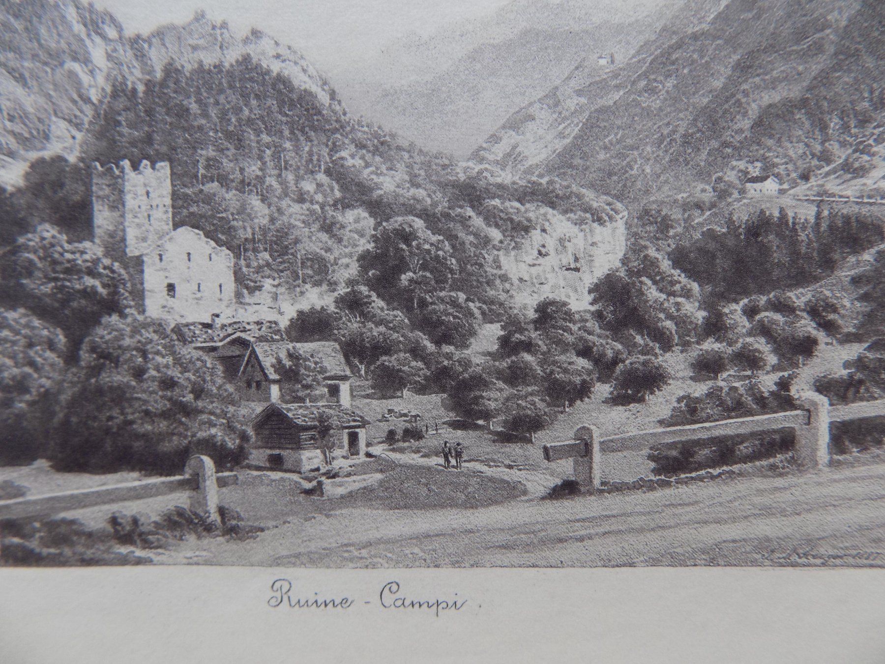Incisioni: Ruine Campi Sils im Domleschg – Usato da Risch venduto da Rischli15 5