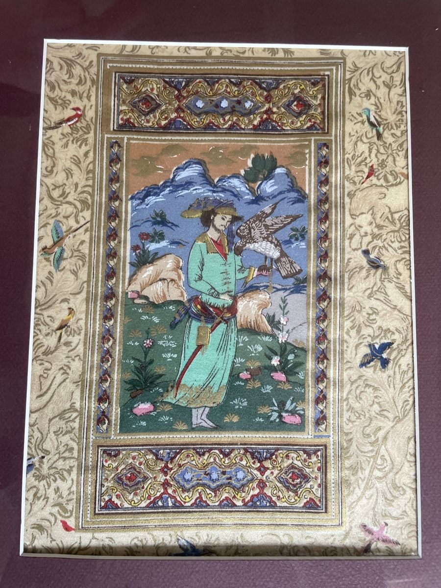 Dipinti: Tableau Ancien Tissu Persan – Usato da Vallamand venduto da Bricbracbroc82 3