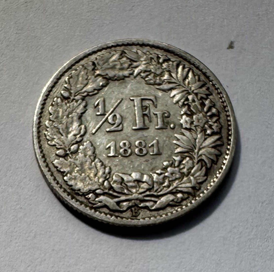Tutti le monete: 1881 1/2 Franken ss-vz – Usato da Kirchberg SG venduto da Zenhad69