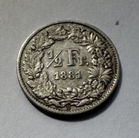 1881 1/2 Franken ss-vz