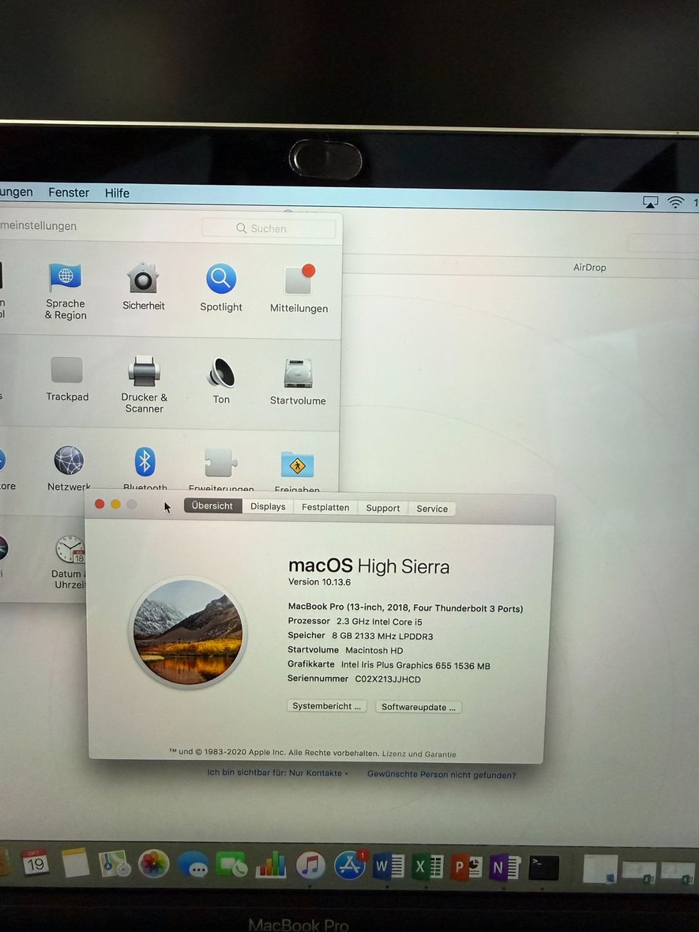 Apple Notebook: Apple MacBook Pro Silber 2018 – Usato da Emmenbrücke venduto da emmere 2
