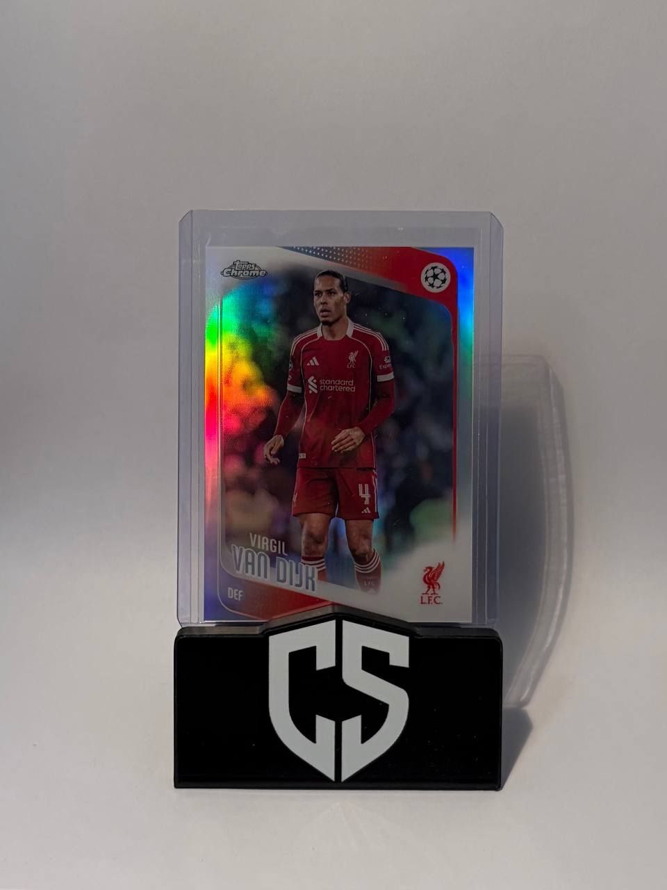 Topps Sammelbilder & Trading cards: 2025-26 Topps Chrome UEFA VIRGIL VAN DIJK Refractor – Gebraucht aus Oftringen von collectsupply