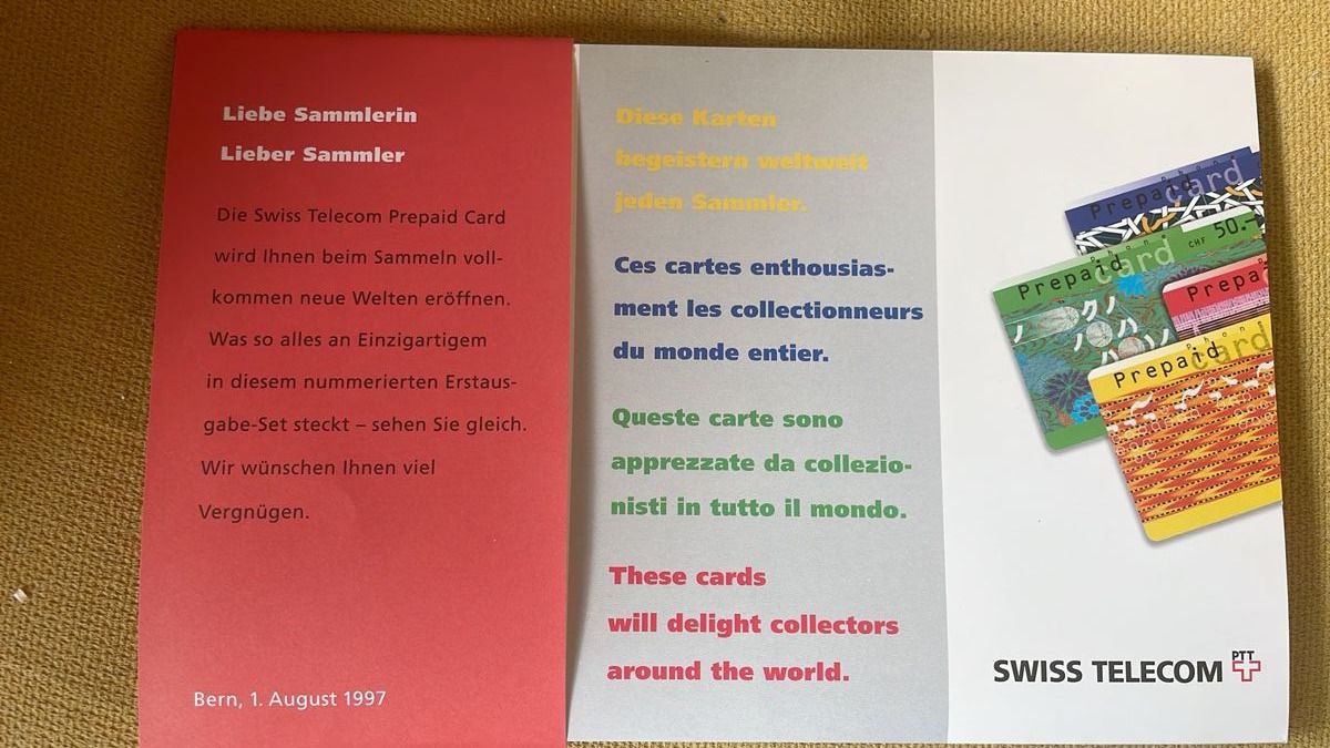 Swisscom Schede telefoniche: Sammlung international phone Card – Nuovo e nell'imballaggio originale da Schüpfen venduto da Schuepfen45