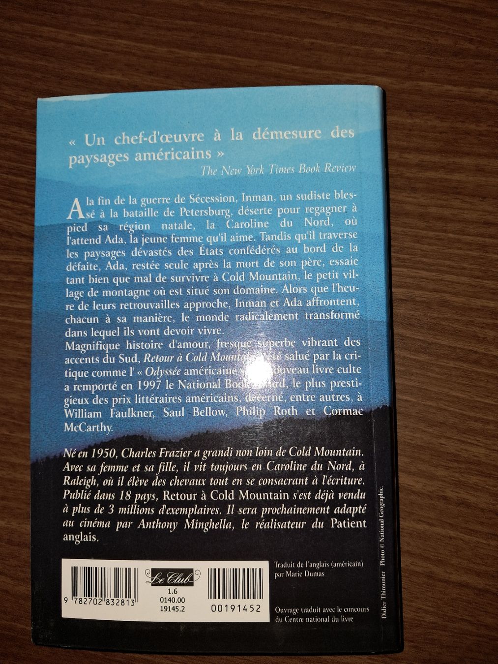 Libri: Retour a cold mountain de Charles Frazier – Usato da Le locle venduto da juliensaran 3