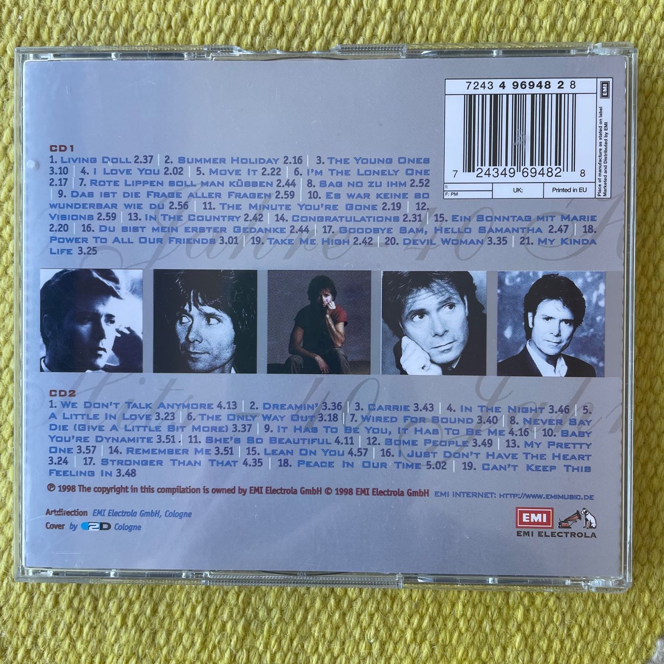CD: CLIFF RICHARD-2CD 40 JAHRE 40 HITS – Usato da Rorschacherberg venduto da CD-Roli 1