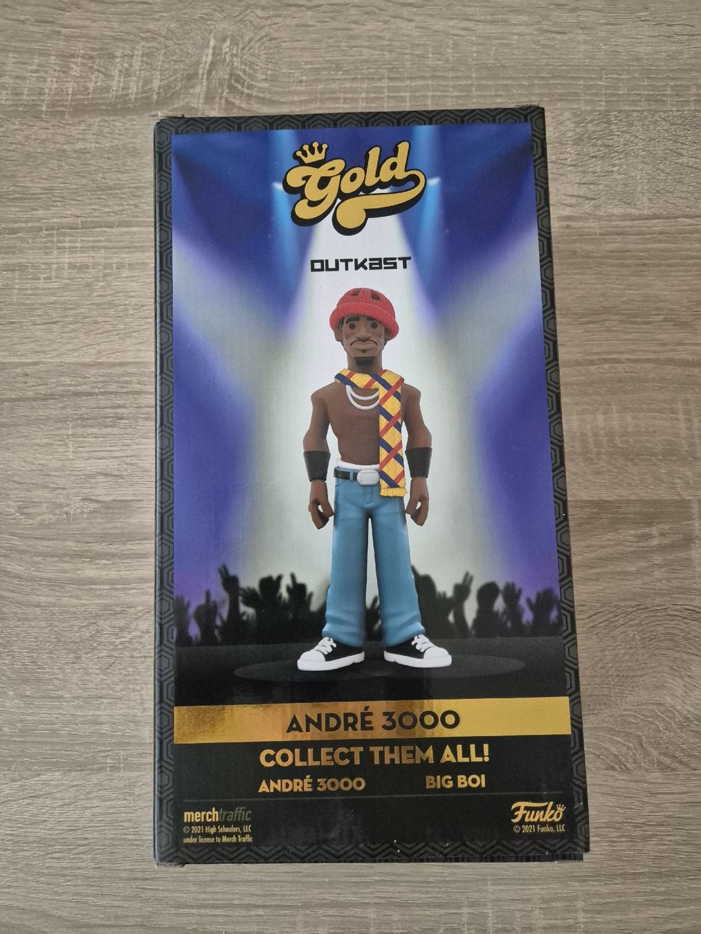Funko Statuette: Funko Gold - André 3000 Outkast Vinyle Premium de 33cm – Nuovo e nell'imballaggio originale da La Chaux-de-Fonds venduto da joa_5yfy 2