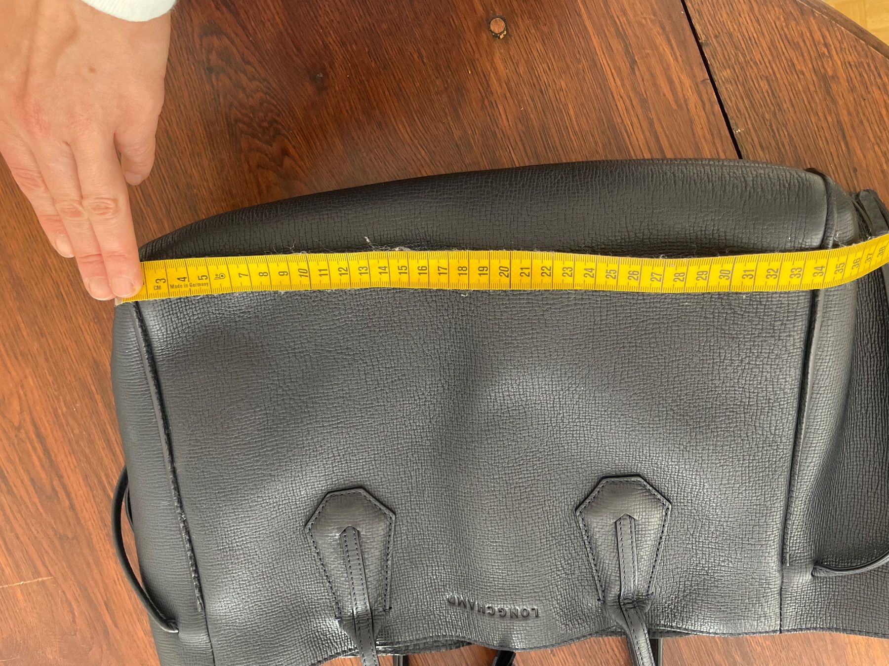 Longchamp Borse da donna: Longchamp penelope cuir bleu marine – Usato da Genève venduto da hg2_yyz7 7