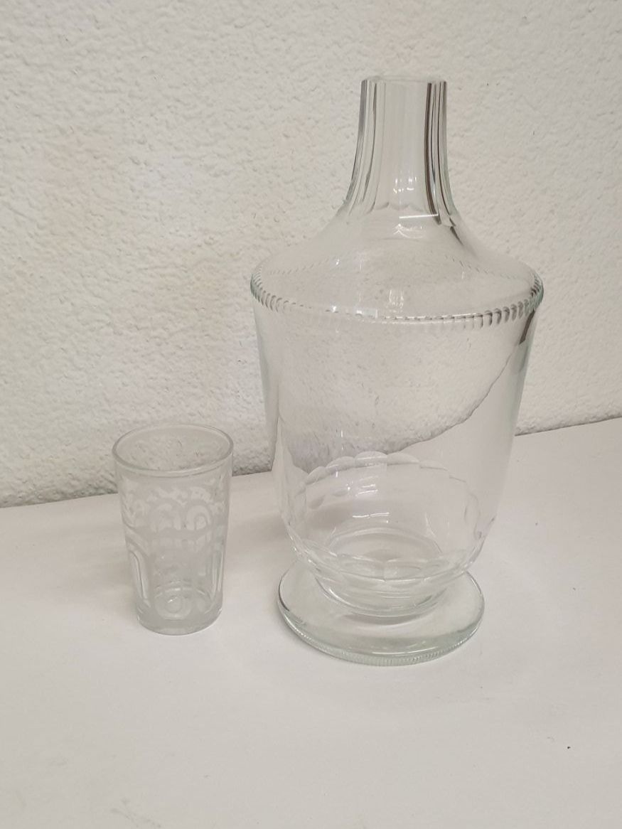 Moser Caraffe: Kristallglas Flasche Moser Glas – Usato da Emmen venduto da magelan
