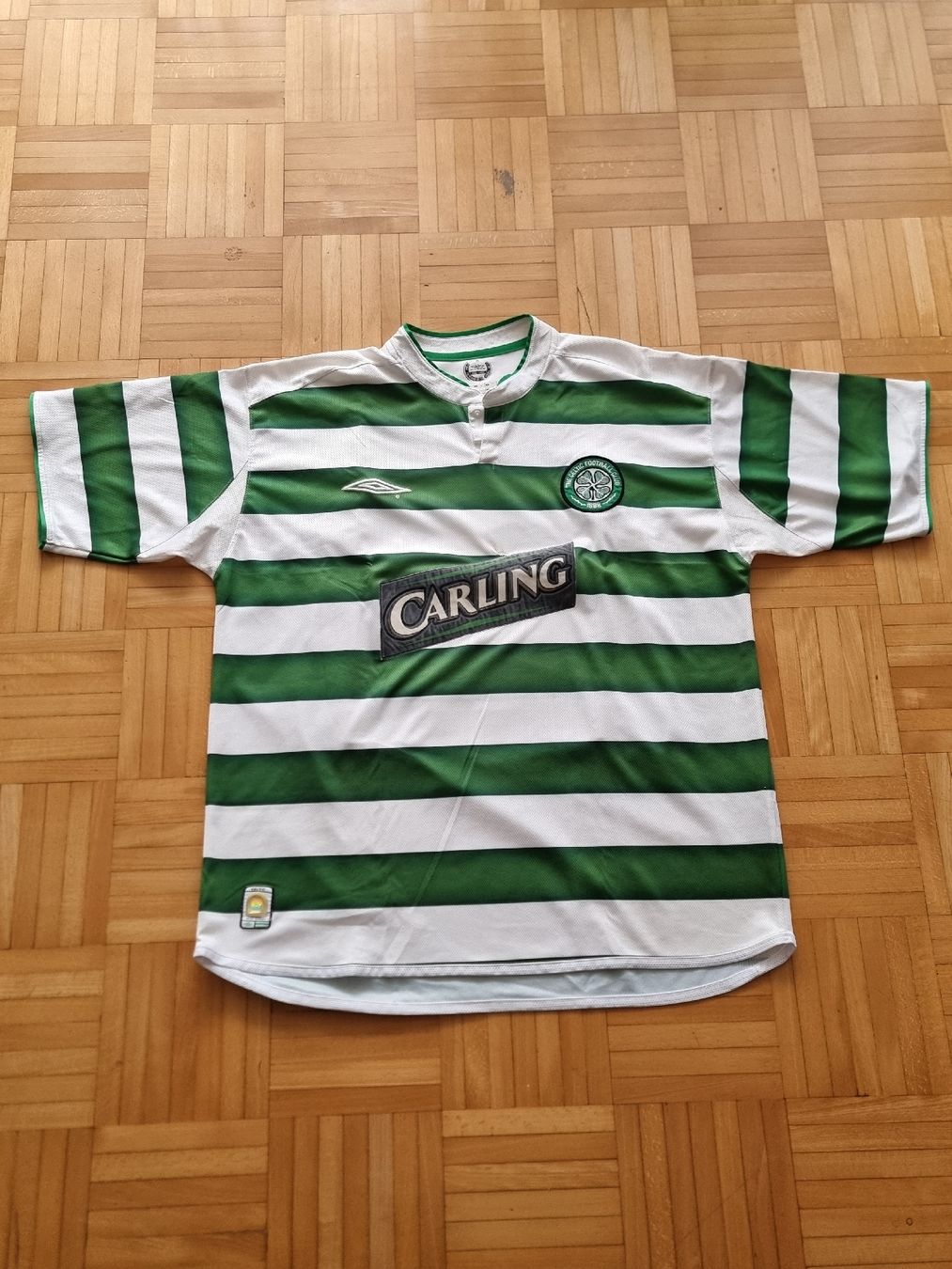 Umbro Leibchen & Hosen: Henrik Larsson / Celtic Glasgow 2003-2004 Heimtrikot – Gebraucht aus Suhr von SariLacivert1907