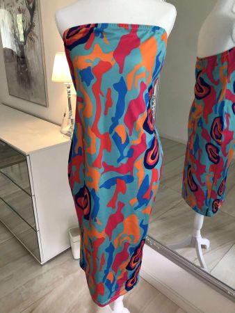 SALE ‼️  Kleid  Damen Coctailkleid Party elastisch bunt