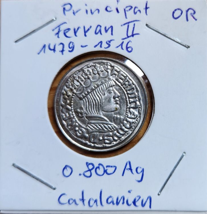 *TOP*CatalanienPrinz Ferdinand II 14791516 OR++0.800 Ag Kaufen auf
