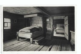 Wildhaus SG, Toggenburg:  Geburtshaus Ulrich Zwingli, Bett