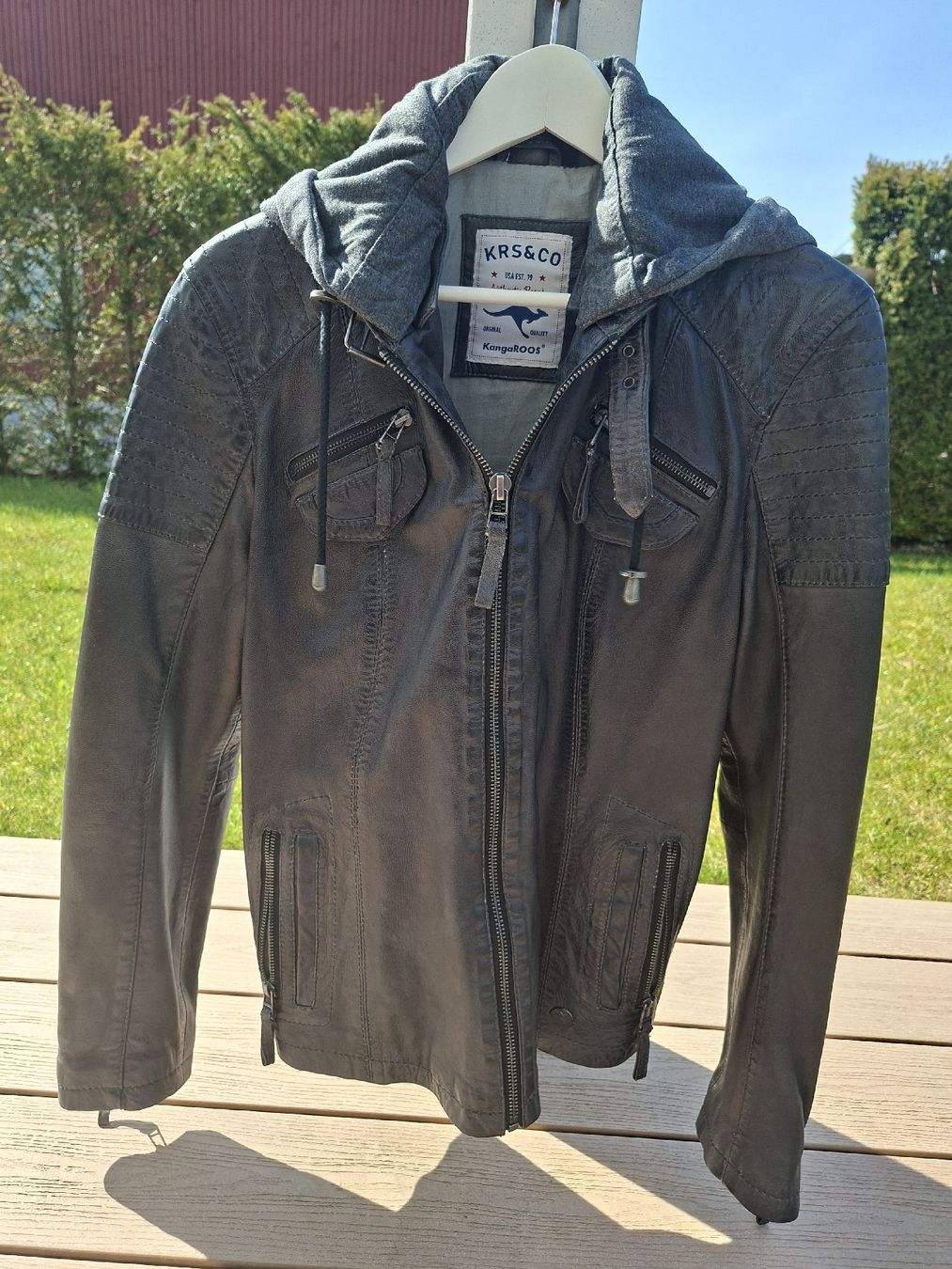 Giacche: Lederjacke mit Kapuze schwarz – Nuovo (secondo la descrizione) da Sirnach venduto da ronni30 1