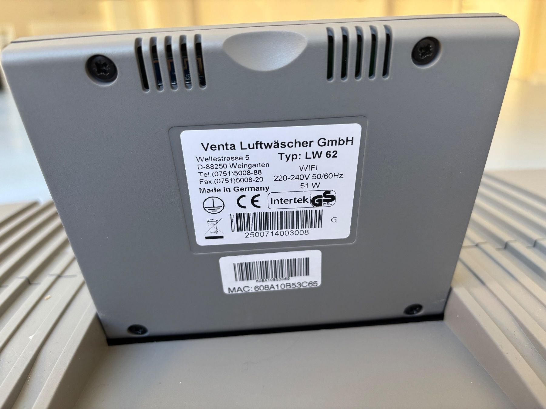 Venta Umidificatori d'aria: Luftbefeuchter Venta LW 62 – Usato da Zürich venduto da mar_hs6l 6