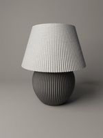 Lampe de Table Design 3D – Nardo Grey & Blanc Marbre – LED