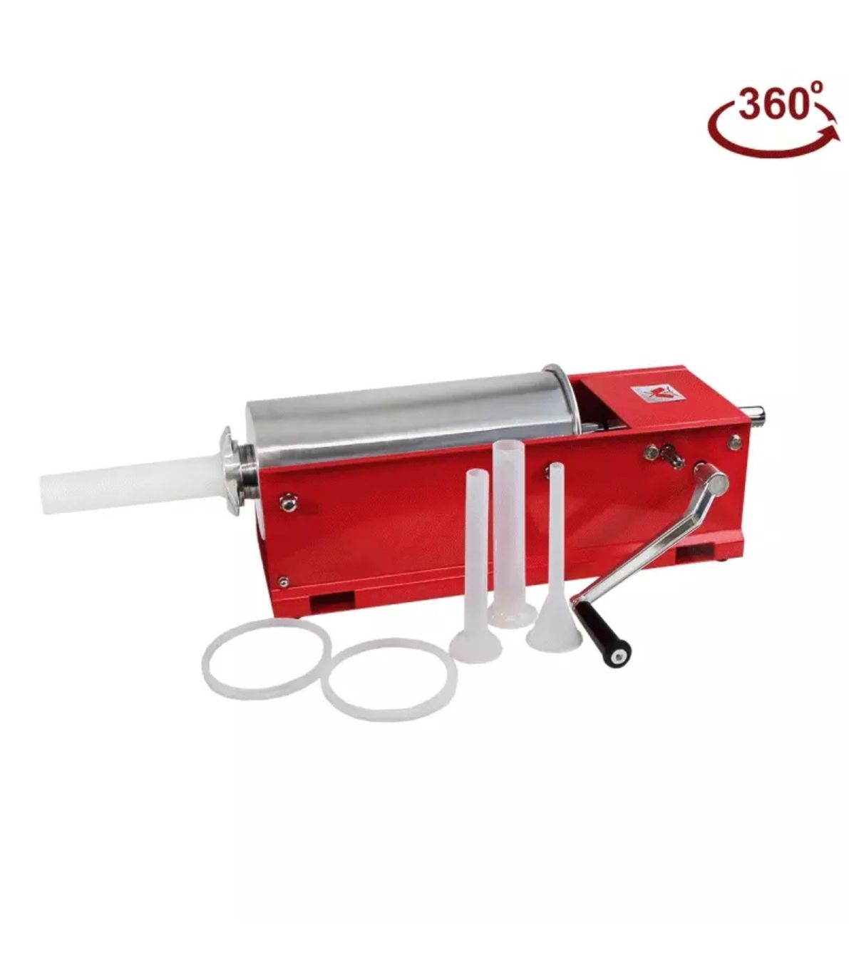 Elettrodomestici da cucina: + Beeketal Stahl Wurstfüller Wurstmaschine 3 l – Nuovo e nell'imballaggio originale da Amriswil venduto da JaJa-Express 1